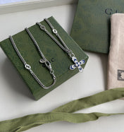 GG WOMEN'S NECKLACE WITH CROSS MOTIF PENDANT