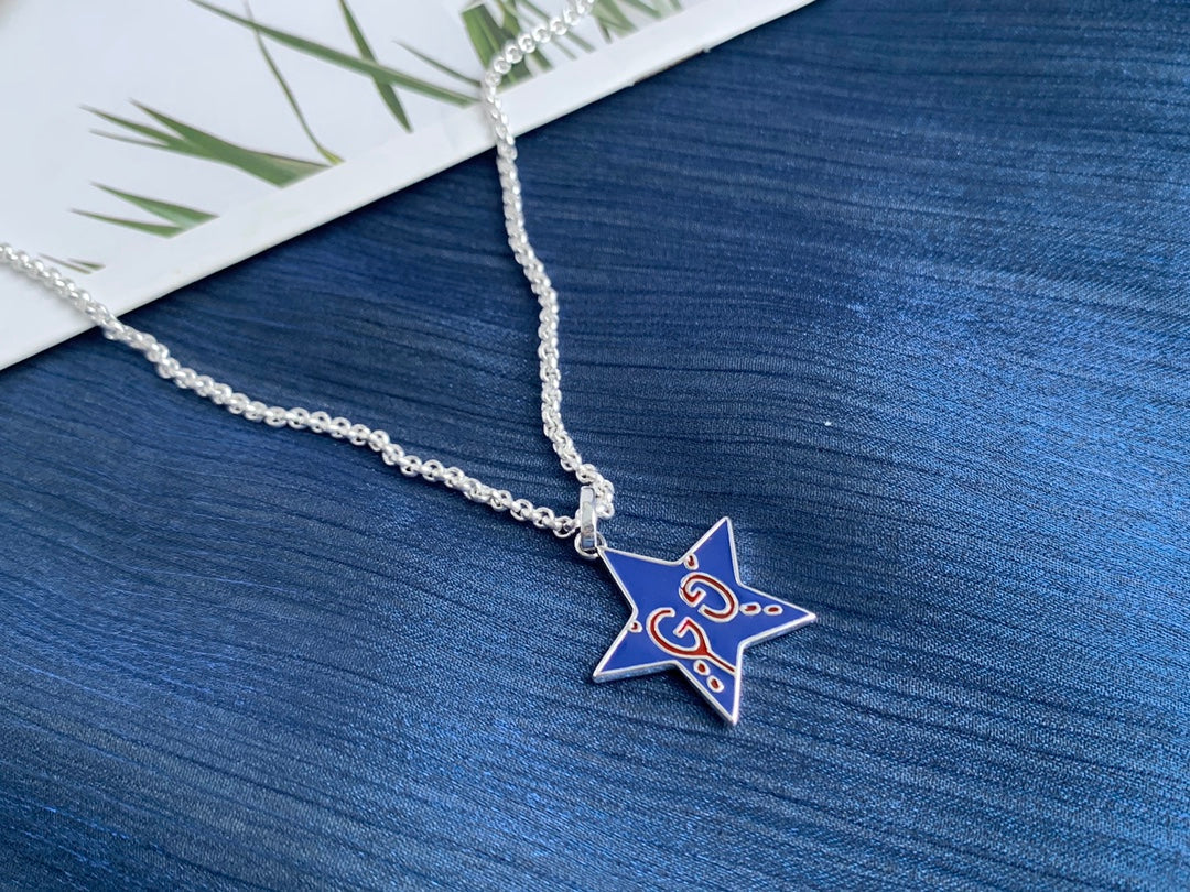 GHOST GG STAR PENDANT IN MIDNIGHT BLUE