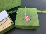 GG GHOST PINK NECKLACE