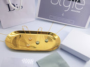 CD STERLING SILVER EIGHT-POINTED STAR COMPASS SERIES NECKLACE