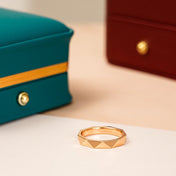 LAURENCE SIGNATURE PINK GOLD RING