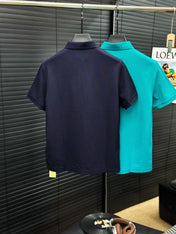 LOEWE POLO SHIRT IN EMBROIDERED COTTON