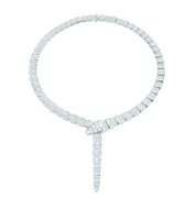 SERPENTI SILVER DIAMOND NECKLACE