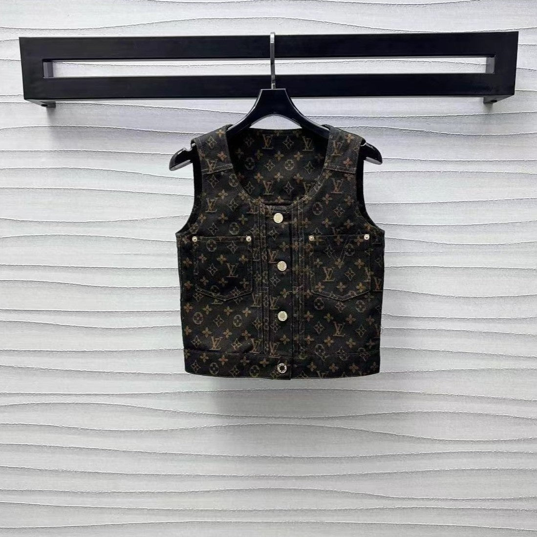 LV Monogram Denim Set