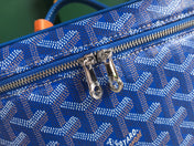 MUSE VANITY CASE 20 IN BLUE GOYARDINE CANVAS