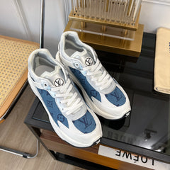 LV RUN 55 SNEAKER BLUE GRAY