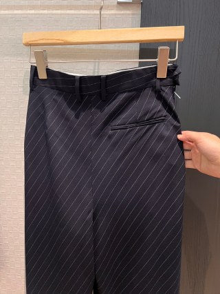 Loewe Draped Vest Suit Dark Blue Cotton