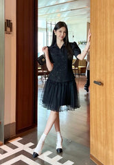 CC 25 Tweed Set Black Cotton