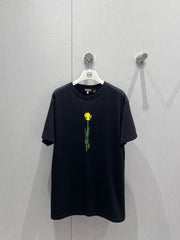 Loewe 25 Floral Round Neck Short-sleeved T-shirt Cotton