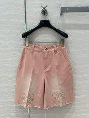 Loewe Denim Set Cotton Rough Peach