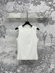 Loewe 25 Hollow Lace Vest Cotton