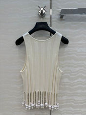 Loewe Fringe Set Ivory Cotton