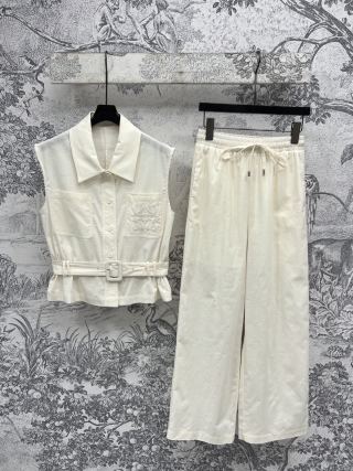 Loewe 25 Vest Suit Cotton Linen