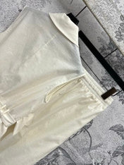 Loewe 25 Vest Suit Cotton Linen