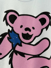 Loewe 25 Pink Bear T-shirt White Cotton