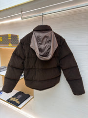 PRADA 25S VELVET PUFFER JACKET 459