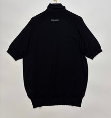 PRADA 25S SHORT-SLEEVE TURTLENECK SWEATER 430