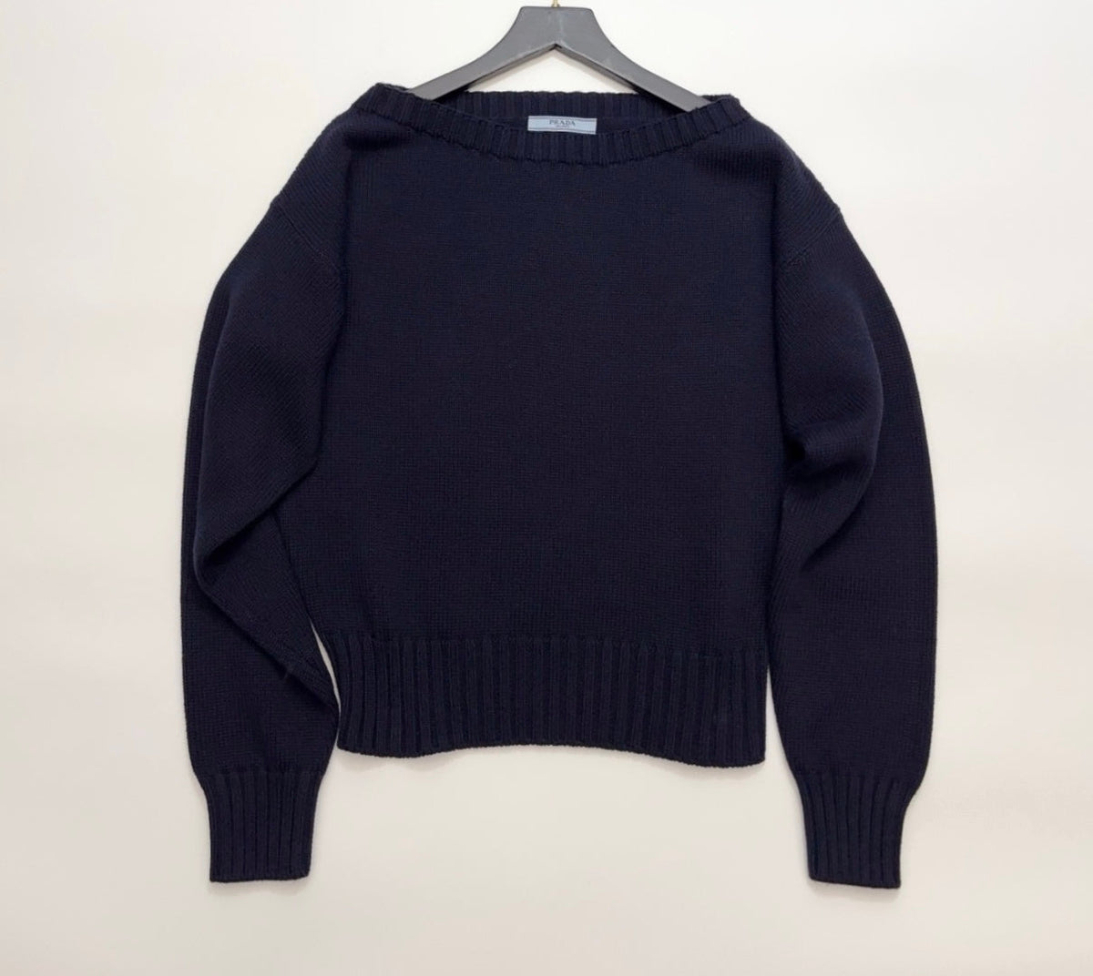 PRADA 25S OFF-SHOULDER SWEATER 457