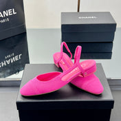 CC SLINGBACK 25S 25 MM IN PINK FABRIC