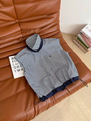 CC STRIPED SHIRT WITH METAL DETAILING 265778