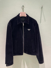 PRADA 25S VELVET JACKET 466