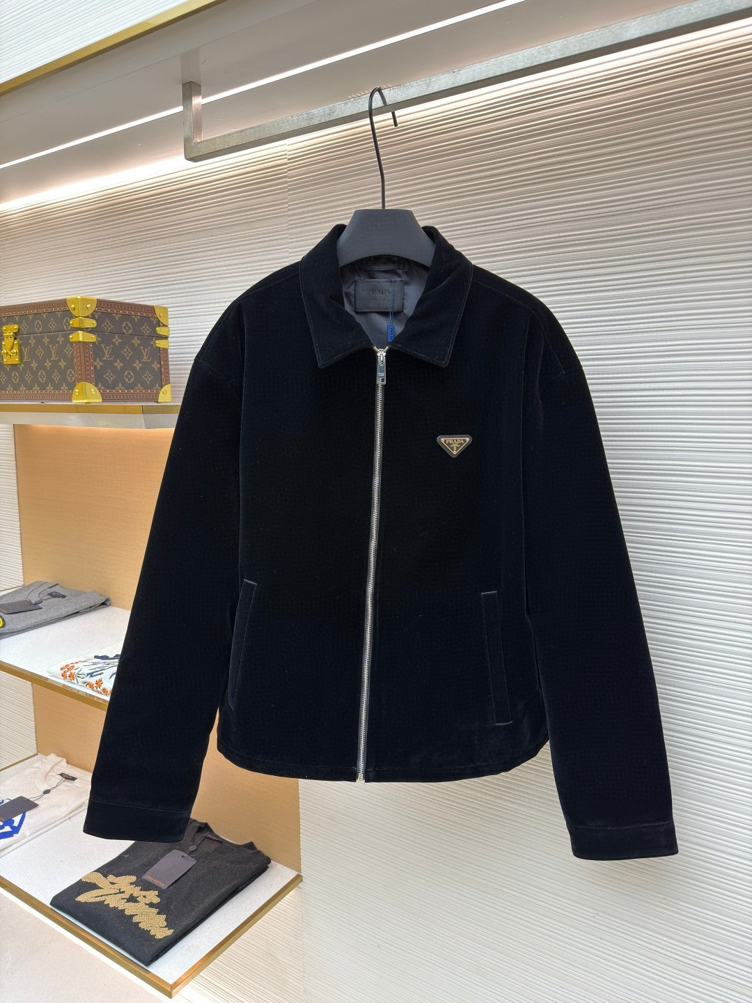 PRADA 25S VELVET JACKET 466