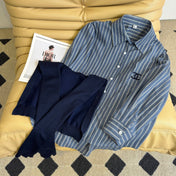 CHANEL SHIRT WITH SCARF DETAIL STYLE 51