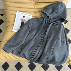 MIUMIU HOODED FLEECE JACKET STYLE 452