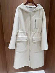 HERMES 25S CASHMERE COAT 195
