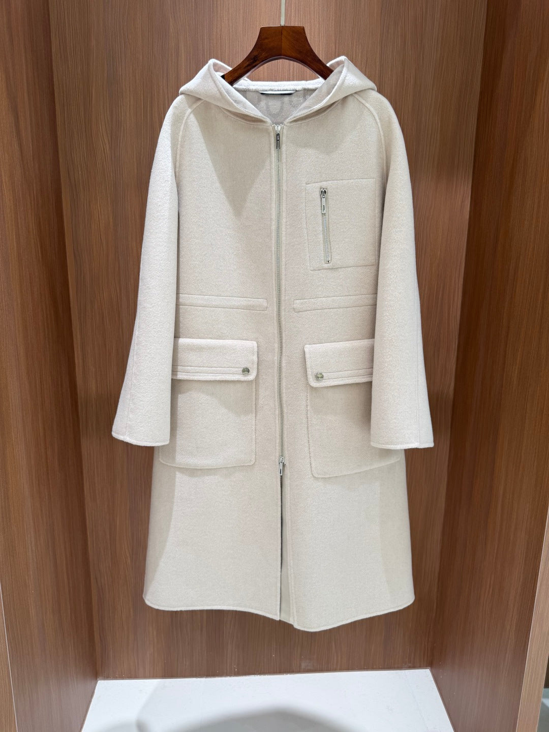HERMES 25S CASHMERE COAT 195