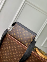 ANPHA WEARABLE WALLET 18 IN BROWN AND BLACK MONOGRAM CALFSKIN