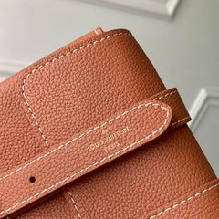 LOW KEY BAG 22 IN COGNAC BROWN CALFSKIN