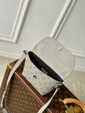 PULSE WEARABLE WALLET 22.5 IN SAND MONOGRAM SHADOW EMBOSSED CALFSKIN