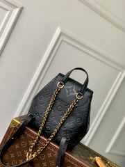 BACKUP BACKPACK 22 IN BLACK MONOGRAM EMPREINTE LEATHER