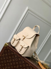 BACKUP BACKPACK 22 IN CREAM MONOGRAM EMPREINTE LEATHER