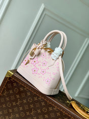 ALMA BB TAKASHI MURAKAMI 23.5 IN PINK CHEEKY CHERRY BLOSSOM EPI CALFSKIN