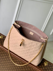 ANYTIME MM 42 IN NUDE PINK MONOGRAM EMPREINTE CALFSKIN