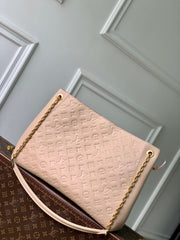 ANYTIME MM 42 IN NUDE PINK MONOGRAM EMPREINTE CALFSKIN