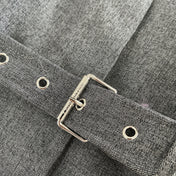 BALLOON DRESS WITH BELT IN RAYON 265972