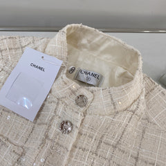 CHANEL BLAZER WOOL FELT TWEED BLAZER 265957