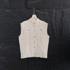 CHANEL BLAZER WOOL FELT TWEED BLAZER 265957