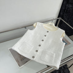 SEQUIN EMBELLISHED BLAZER IN WHITE 265872