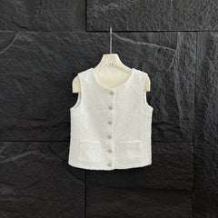 SEQUIN EMBELLISHED BLAZER IN WHITE 265872