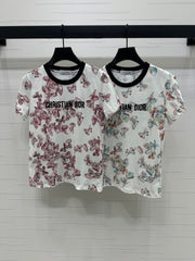 Dior 25C T-Shirt Papillon multicolore Pattern 228799