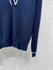 GUCCI V-NECK LONG-SLEEVE KNIT SWEATER 274823