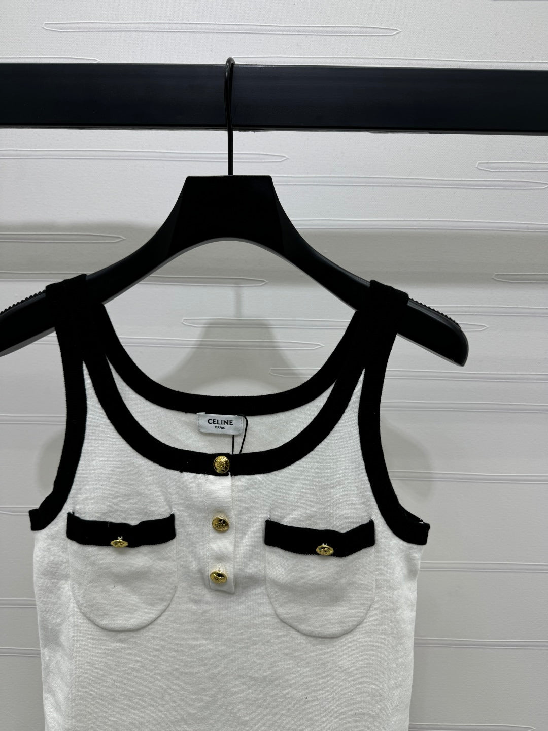 CELINE KNIT SPAGHETTI STRAP TOP 269456