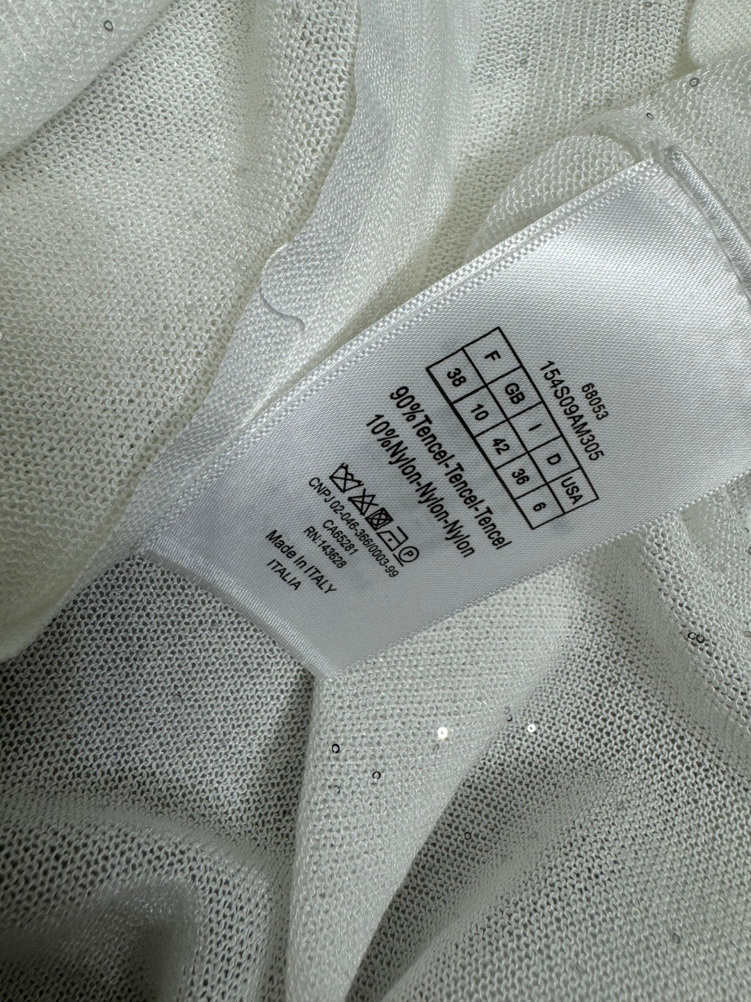 DIOR LACE-KNIT LONG-SLEEVE HOODIE WHITE 274970