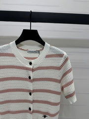 Dior 25 Short Sleeve Cardigan Wool 233494