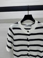 Dior 25 Short Sleeve Cardigan Wool 233494