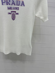Prada 25 T-Shirt Wool with Acrylic 233531